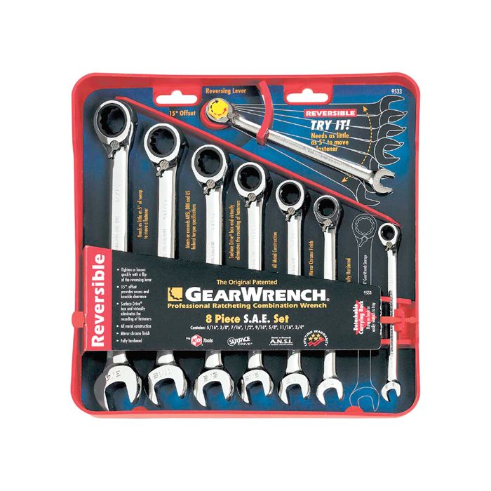 Reversible Wrench Set