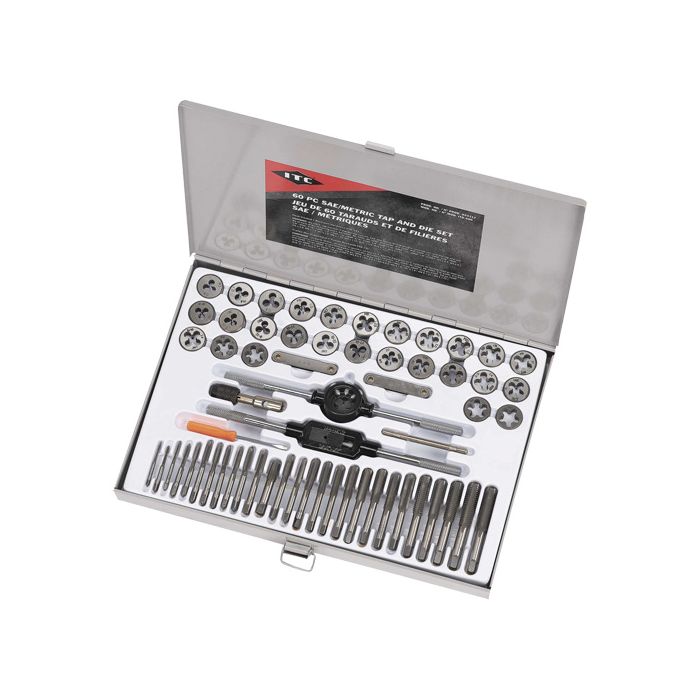 SAE/Metric Alloy Tap & Die Set