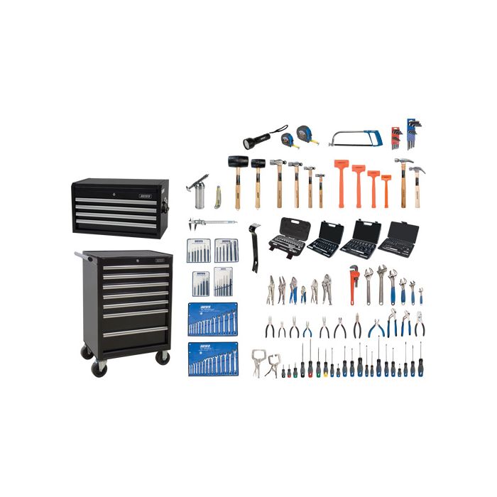 Master Tool Set with Steel Chest and Cart