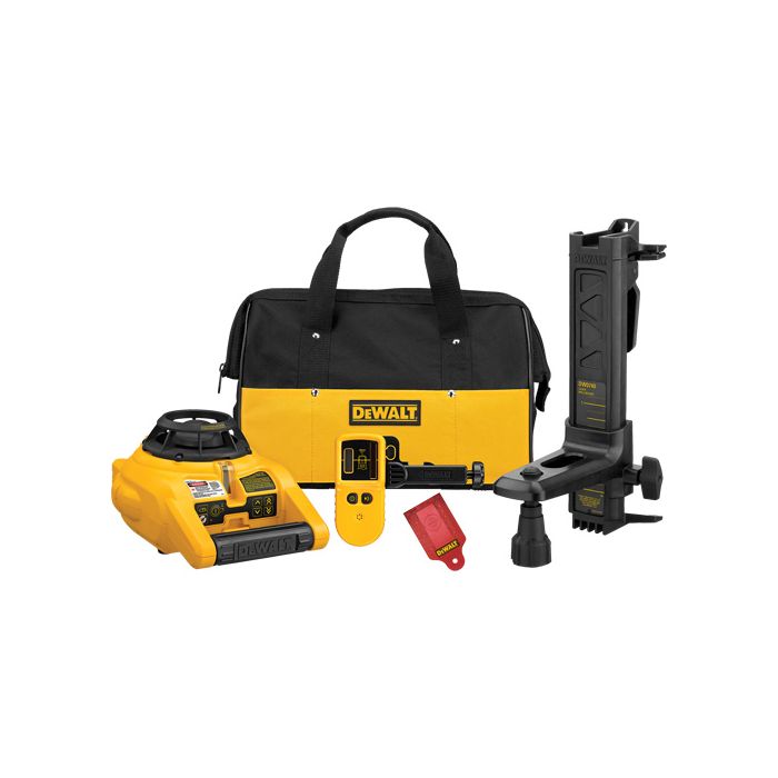 Interior and Exterior Rotary Laser Level Kit