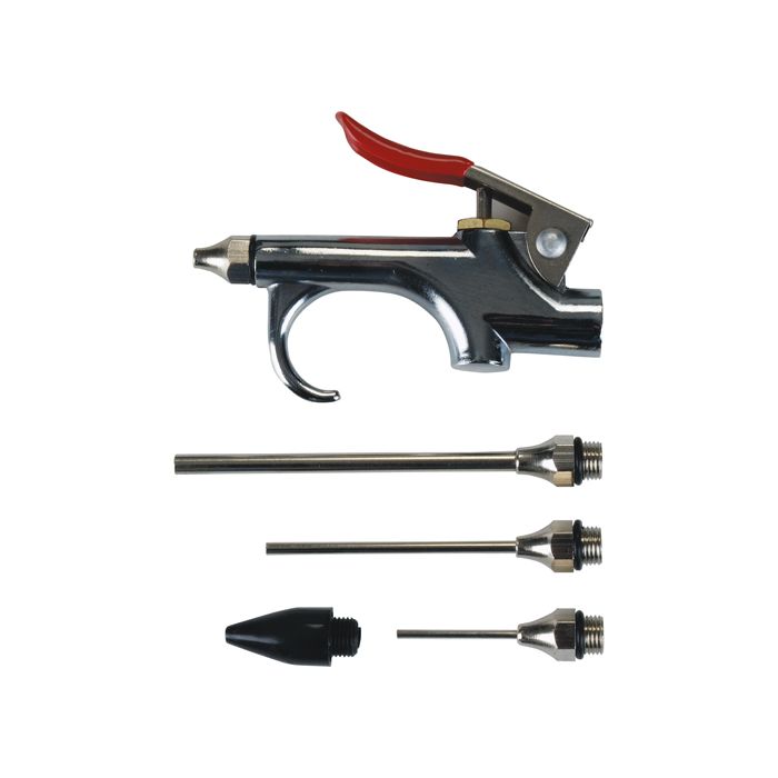 Blow Gun Kit with 5 Interchangeable Tips