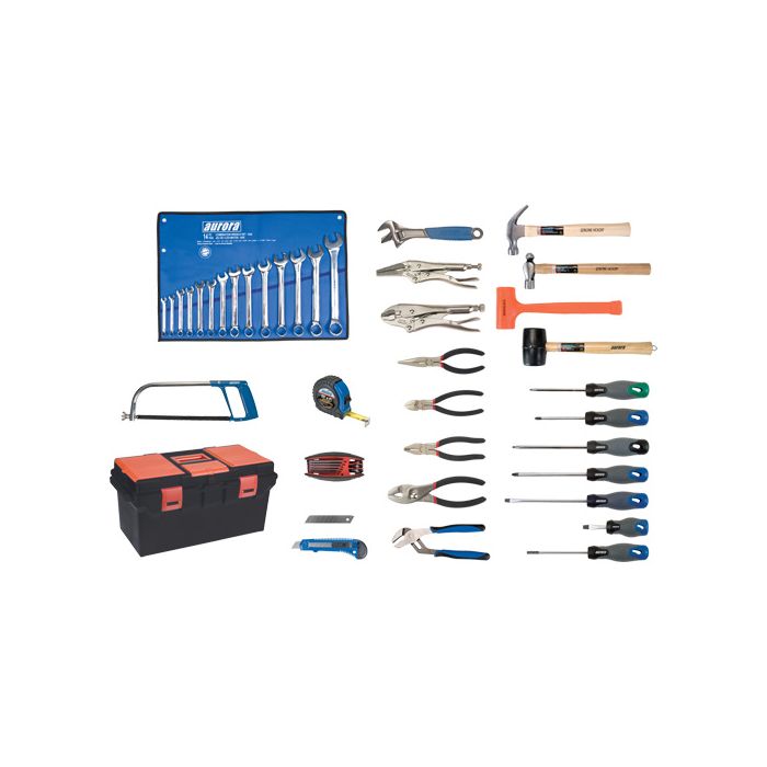 Deluxe Tool Set with Plastic Tool Box