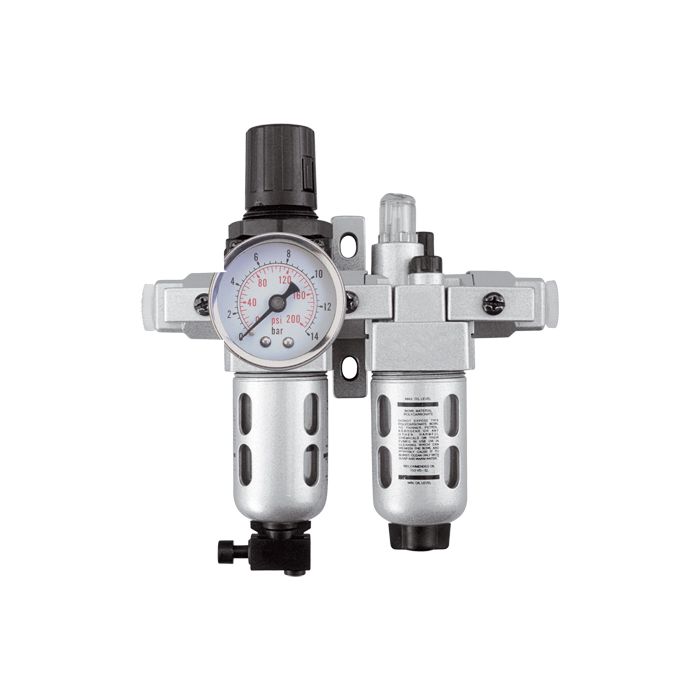 Modular Filter/Regulator & Lubricator (Gauge Included)