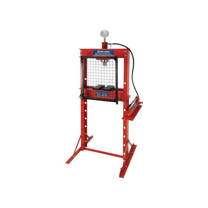 Hydraulic Shop Press with Grid Guard