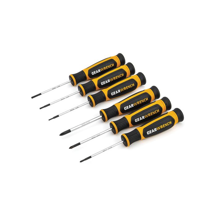 Mini Phillips®/Slotted Dual Material Screwdriver Set