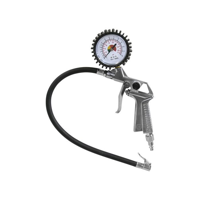 Tire Inflation Gun with Pressure Gauge