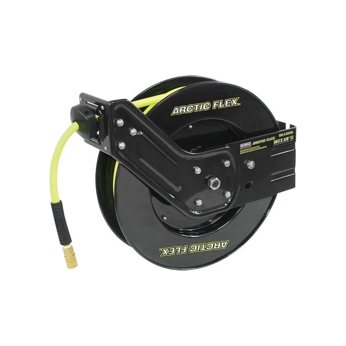 Retractable Hose Reel with Hybrid Polymer Hose