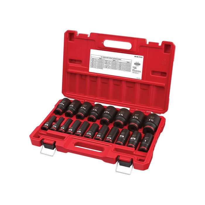 Shockwave™ Impact Duty™ SAE 6 Point Socket Set