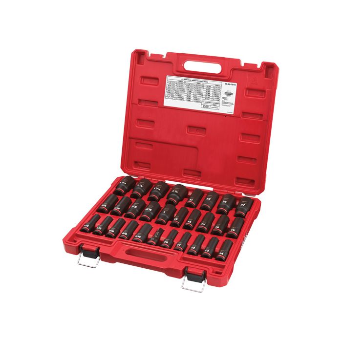 Shockwave™ Impact Duty™ SAE & Metric 6 Point Socket Set