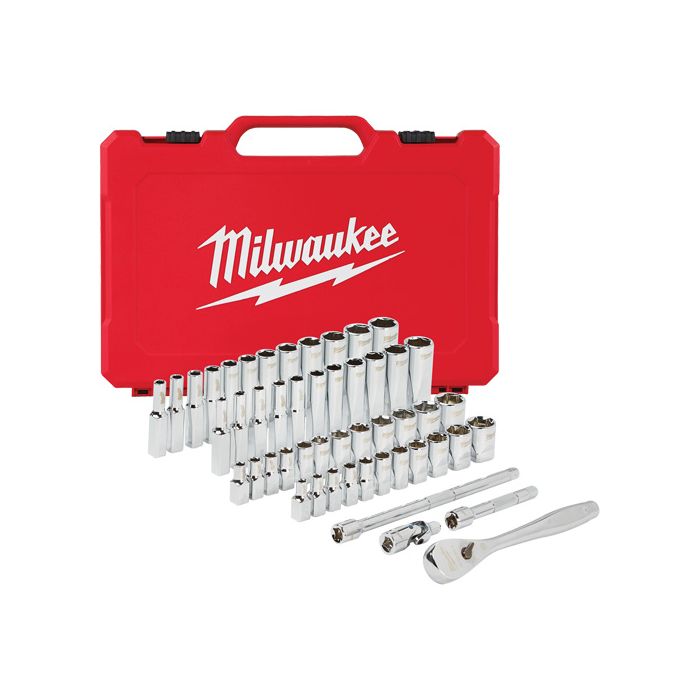 SAE & Metric Ratchet & Socket Set