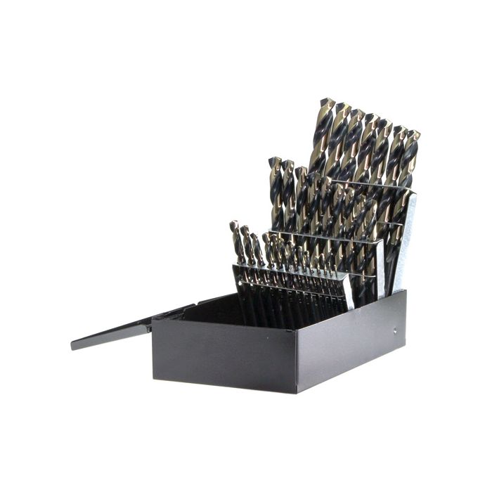 Drillco® Nitro Heavy-Duty Jobber Length Drill Bit Set