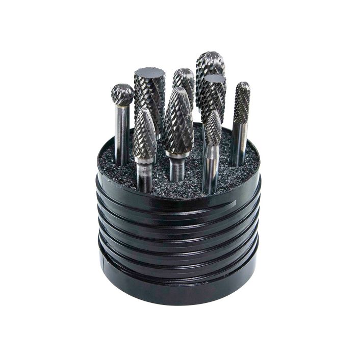 Drillco® Magnum SET 1 Solid Carbide Single Cut Burr Set