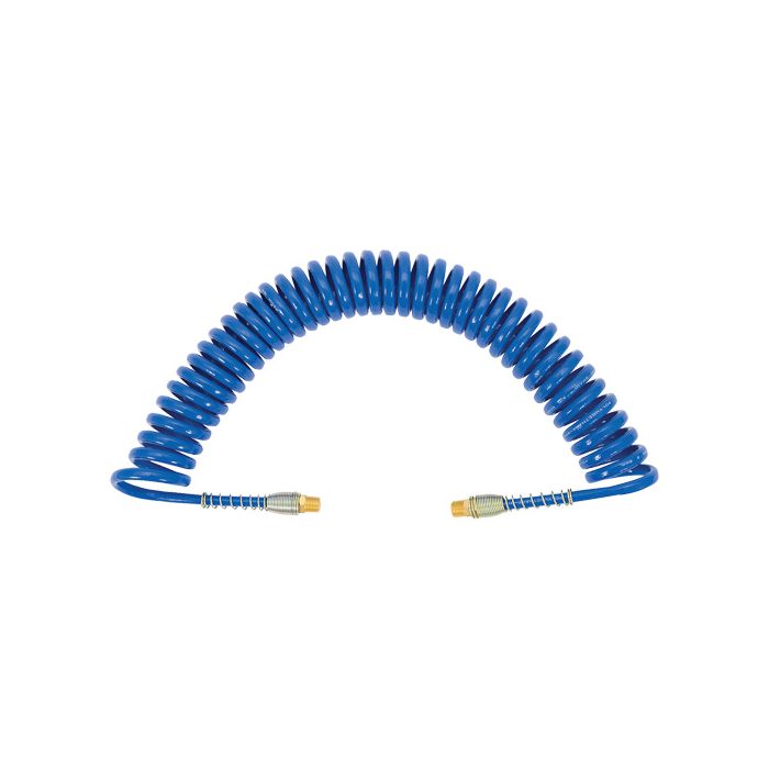 Recoil Air Hose with Swivel Fittings & Protective Spring