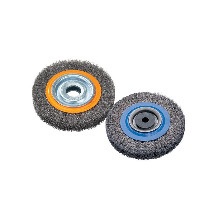 Crimped Wire Bench Wheel Brush