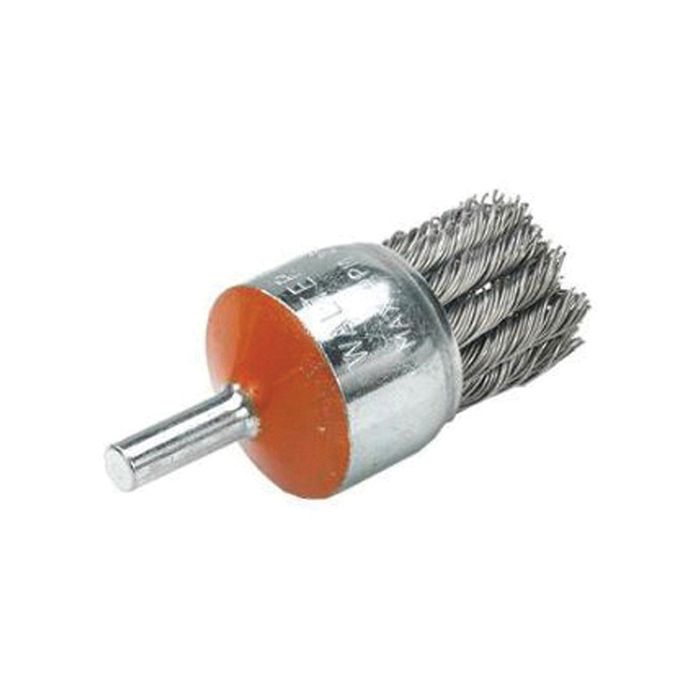 Mounted Knot-Twisted Wire Brush