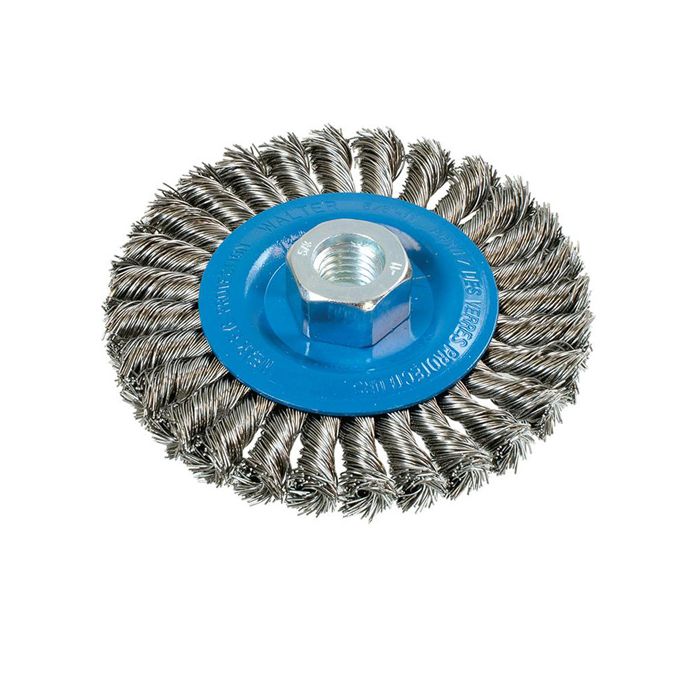 Wide Knotted Wire Wheel Brush