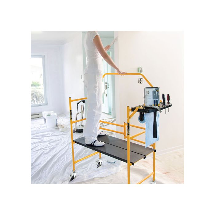 Jobsite Series™ 4' Safety Rail & Tool Shelf Scaffold Kit