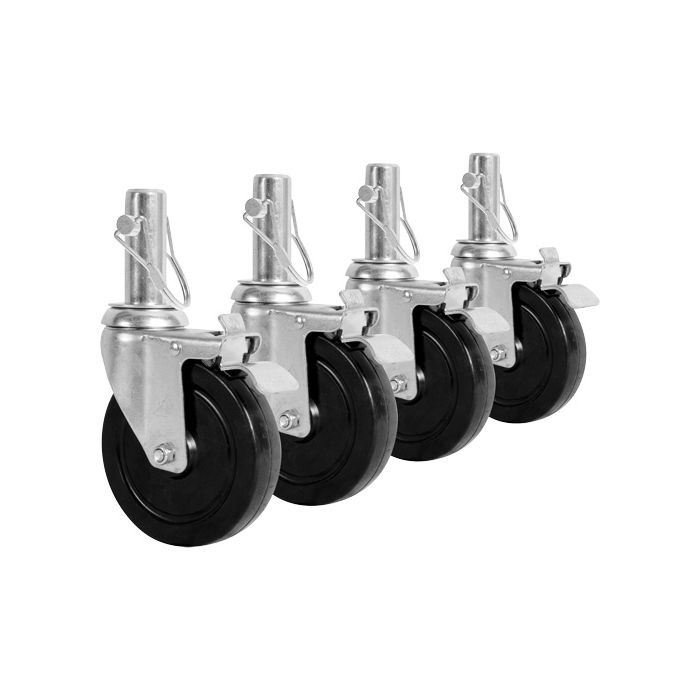 Set of Casters for Scaffolding