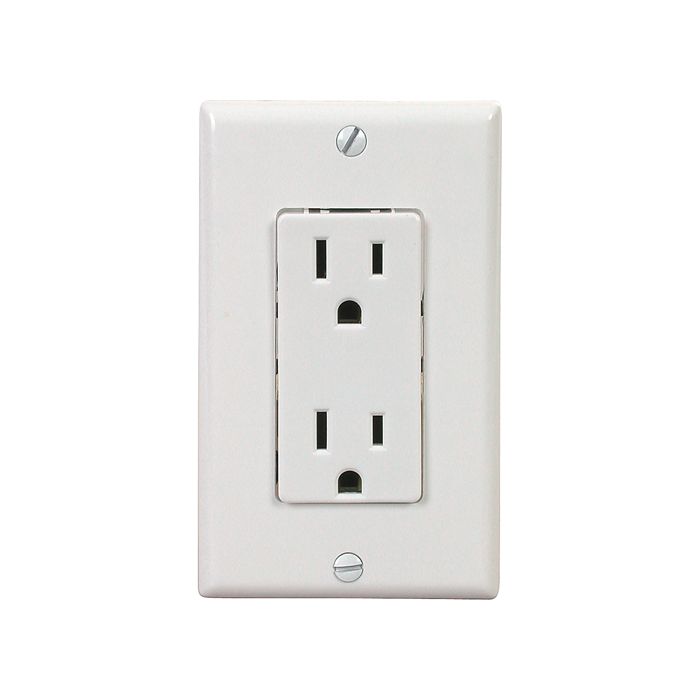 Decora® Side-Wired & Quickwire™ Duplex Receptacle