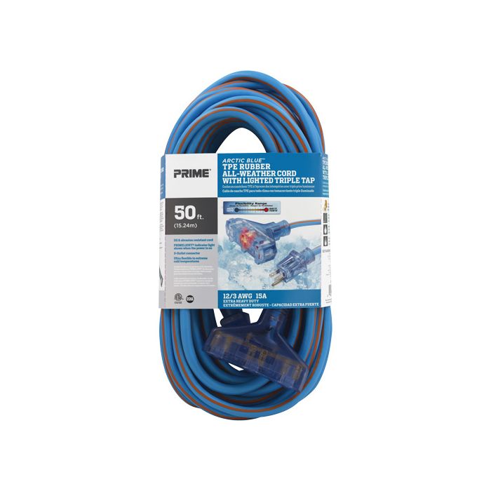 Arctic Blue™ TPE-Rubber Extension Cord