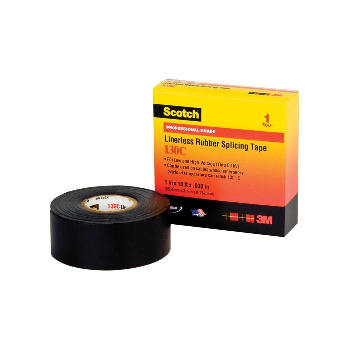 Scotch® Linerless Rubber Splicing Tape 130C