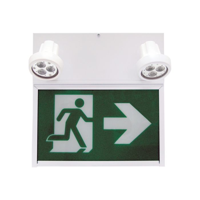 Running Man Exit Sign