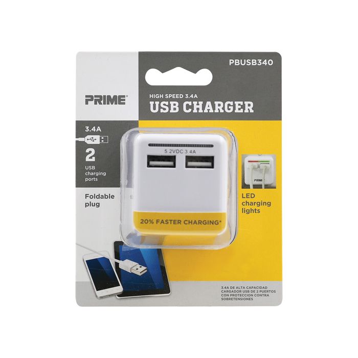 Prime® High-Speed USB Charger