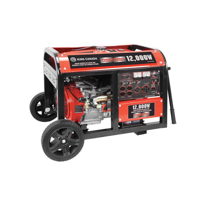 Electric Start Gas Generator with Wheel Kit