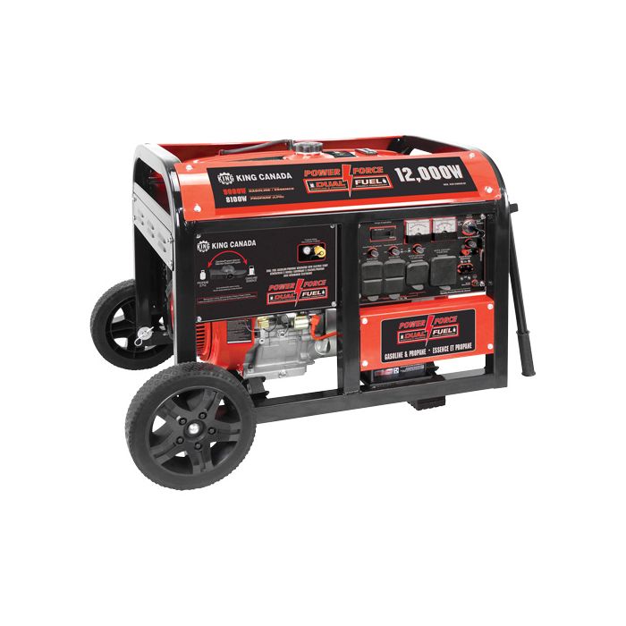 Gasoline/Propane Generator with Electric Start