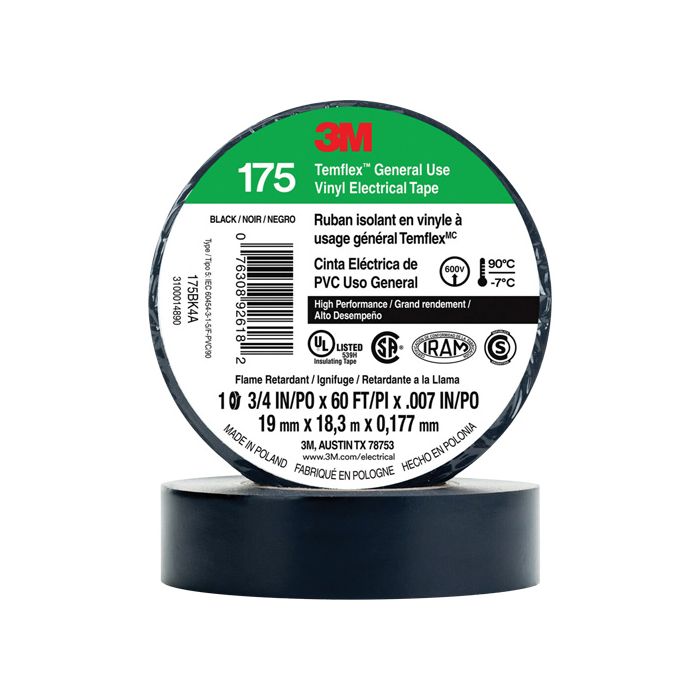 Temflex™ General Use Vinyl Electrical Tape 175