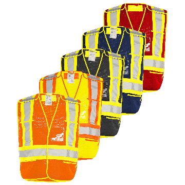 Safety Vest: Universal, Mesh Tear-Away