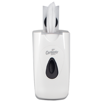 Disinfectant Wipes Dispenser, Flip Top