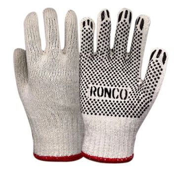Ronco Care String Knit PVC Dotted Gloves
