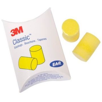 E-A-R Classic Earplugs, Pillow Pack, 200 pair