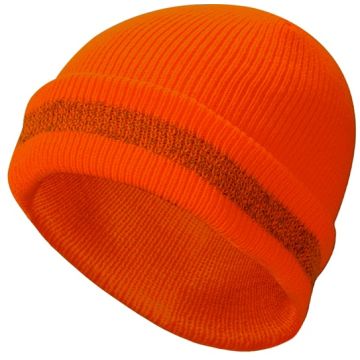 Toque, Hi-Vis Orange Acrylic Knit, O/S