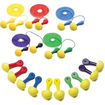E-A-R Express Pod Plugs, Assorted Grips, Pillow Pack, 100 pair