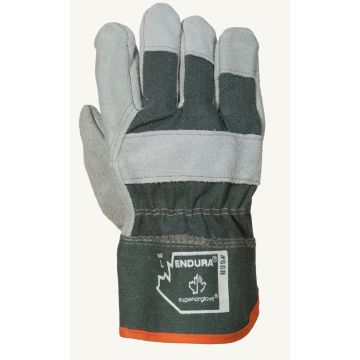 Endura Fitters Gloves, Split Leather, Palm Lined, 2X-Large