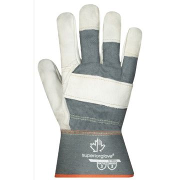 Endura Fitters Glove: Grain Cowhide, Puncture A3, Large