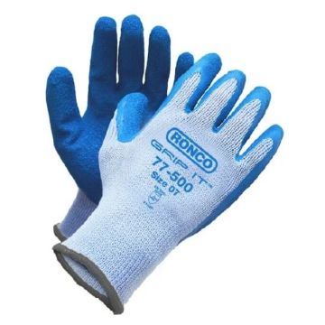 Ronco-Grip-it Latex Rubber Coated Gloves