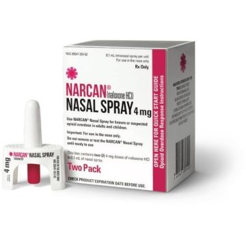 Naloxone Nasal Spray, 2 x 4 mg