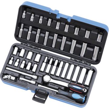 SAE/Metric 12-Point Socket Wrench Set