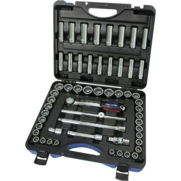 SAE/Metric 12-Point Socket Set