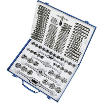 SAE/Metric Premium Alloy Tap & Die Set