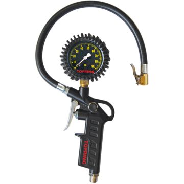 Pistol Grip Dial Inflator Gauge