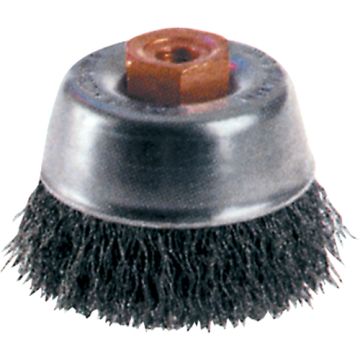 Crimped Wire Cup Brushes - High Speed Small Grinder