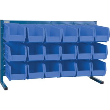 Louvered Rack with Bins