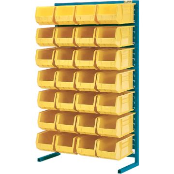 Single-Sided Stationary Bin Rack