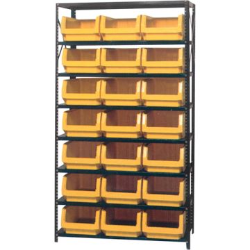Shelving Unit with Stacking Bins