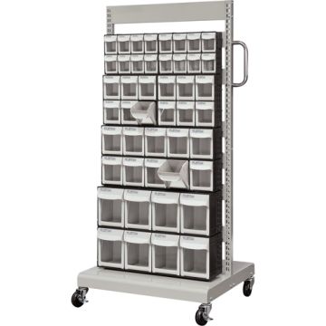 Mobile Tilt Bin Rack