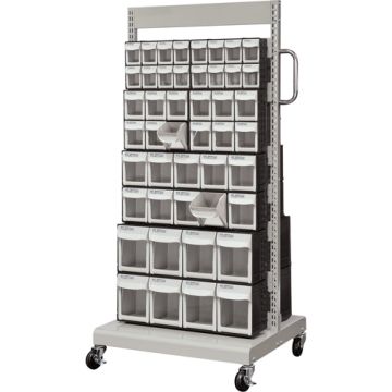 Mobile Tilt Bin Rack